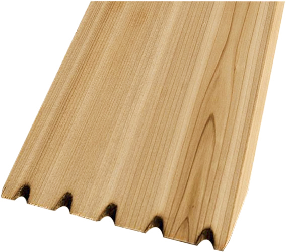 Burns Close Up Grill Hog - Cedar Grill Scraper